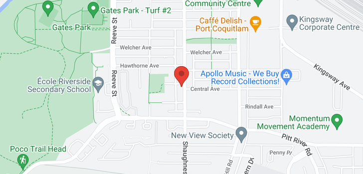 map of 103 2191 SHAUGHNESSY STREET